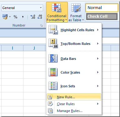 conditional format excel 2016